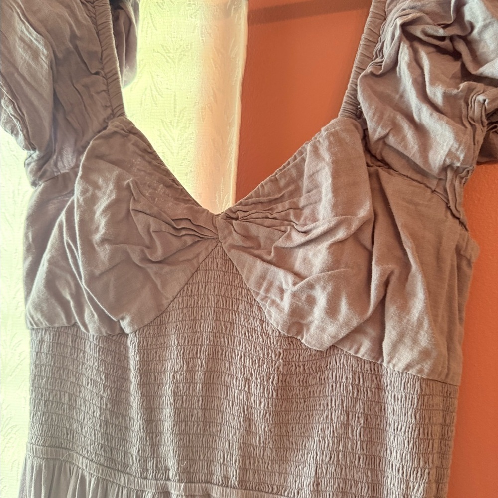 Free People Short Sleeve Sundrenched Maxi Dress - Picture 3 of 6